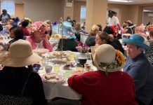 Legion Auxillary Hosts Tea