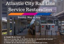 AC Rail Line to resume service
