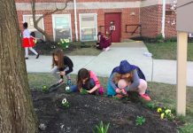 MES Garden Club kids