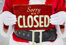 Closed for the Holidays