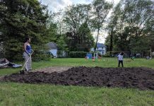 Garden sharing underway