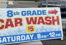 Support the 8th Grade Car Wash